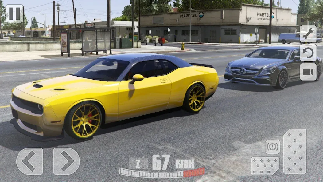 Simulator Dodge Demon Parking (Симулятор парковки  )  [МОД Много денег] Screenshot 2