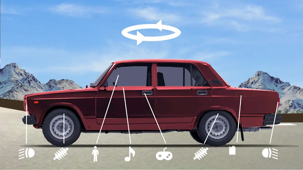 Drive Classic VAZ 2107 Parking  [МОД Меню] Screenshot 2