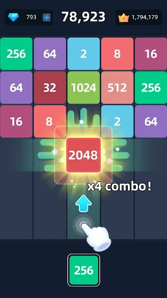 2048™ Merge Block Puzzle (Слияние блочных головоломок)  [МОД Меню] Screenshot 4