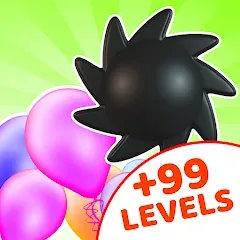 Скачать взломанную Bounce and pop - Puff Balloon  [МОД Mega Pack] - стабильная версия apk на Андроид