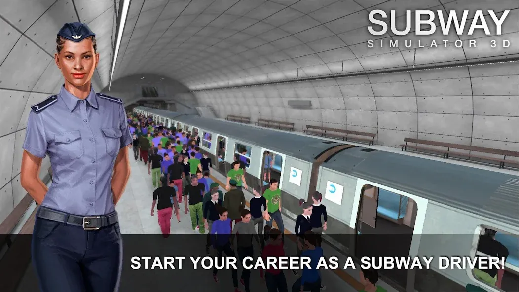 Subway Simulator 3D  [МОД Бесконечные монеты] Screenshot 1