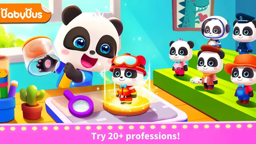 Baby Panda's Town: Life  [МОД Бесконечные монеты] Screenshot 1