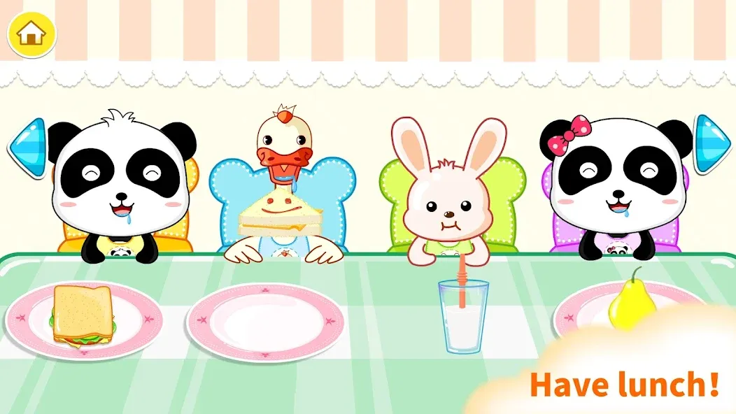 Baby Panda Kindergarten  [МОД Бесконечные деньги] Screenshot 3