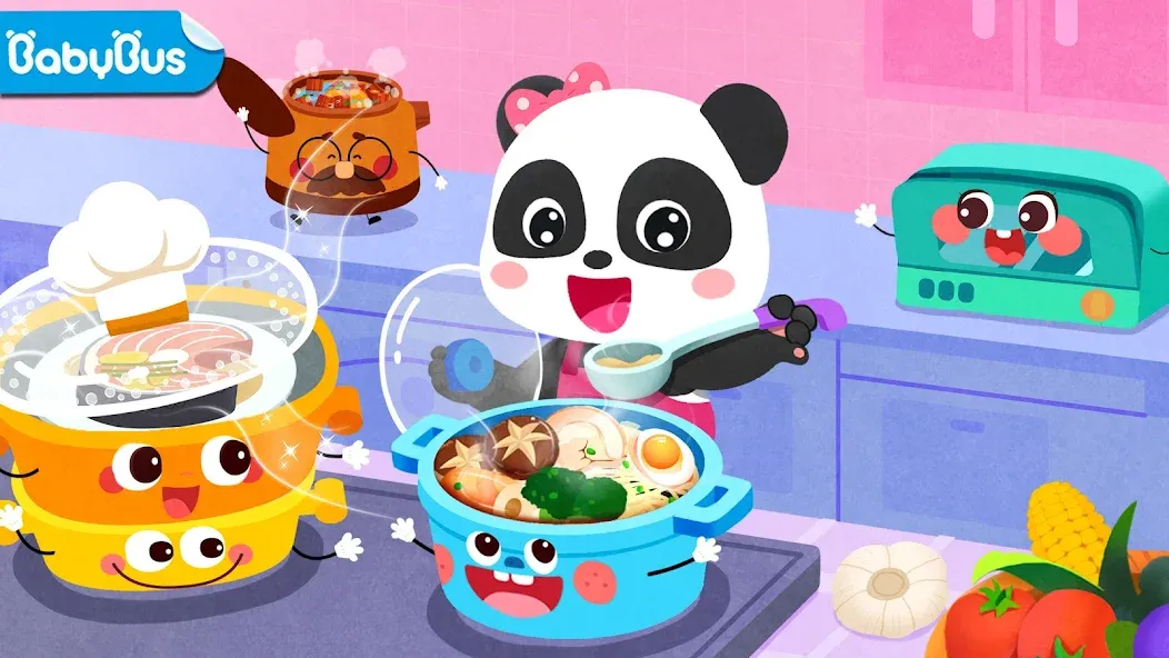 Baby Panda's Kitchen Party  [МОД Бесконечные деньги] Screenshot 1