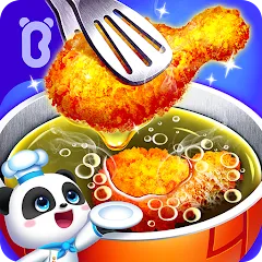 Скачать взлом Little Panda's Space Kitchen  [МОД Бесконечные монеты] - полная версия apk на Андроид