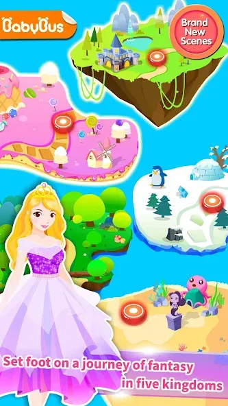 Little Panda Princess Dressup  [МОД Unlimited Money] Screenshot 1