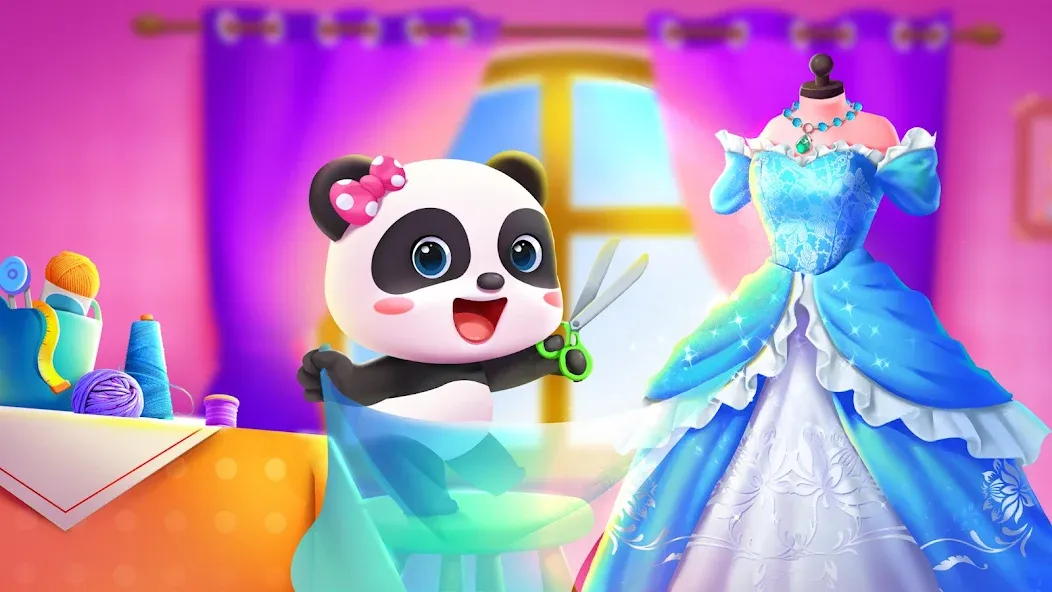 Baby Panda's Fashion Dress Up  [МОД Menu] Screenshot 1