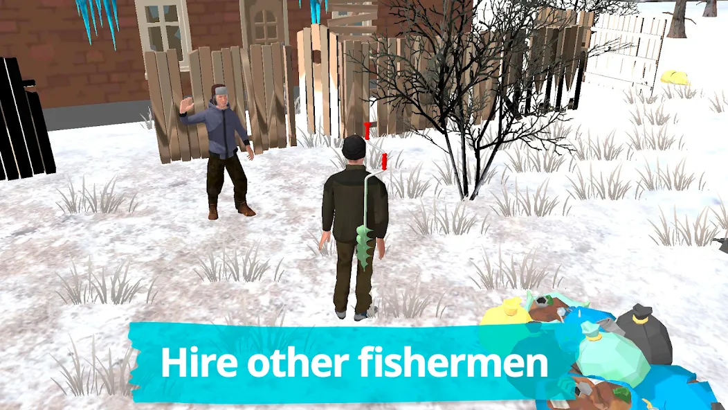 Fishing in the Winter. Lakes.  [МОД Menu] Screenshot 3