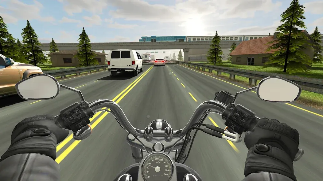 Traffic Rider (Трафик Райдер)  [МОД Mega Pack] Screenshot 1