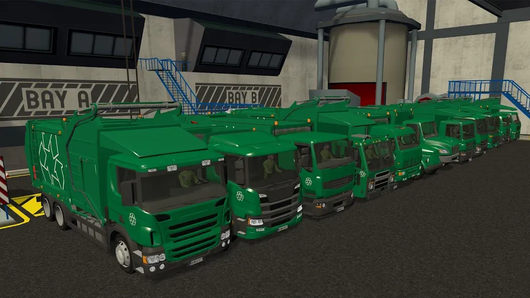 Trash Truck Simulator (Трэш Трак Симулятор)  [МОД Unlocked] Screenshot 1