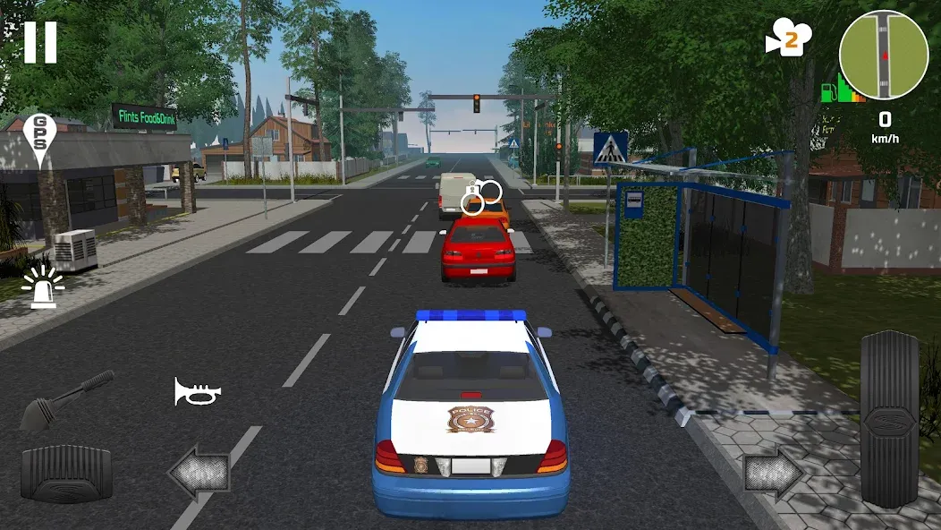 Police Patrol Simulator (Полицейский патрульный симулятор)  [МОД Бесконечные деньги] Screenshot 2