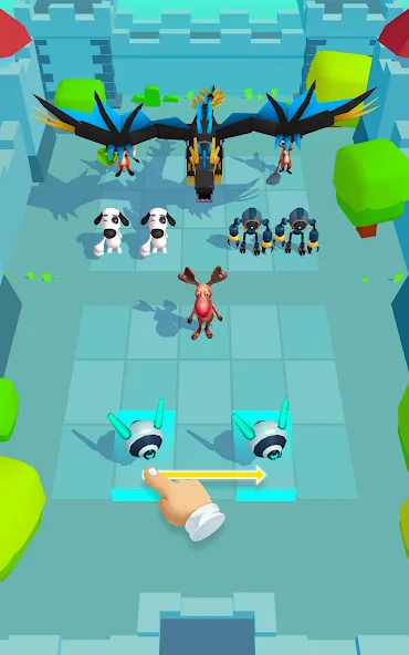 Animal Merge - Evolution Games (Анимал Мерж)  [МОД Бесконечные монеты] Screenshot 4