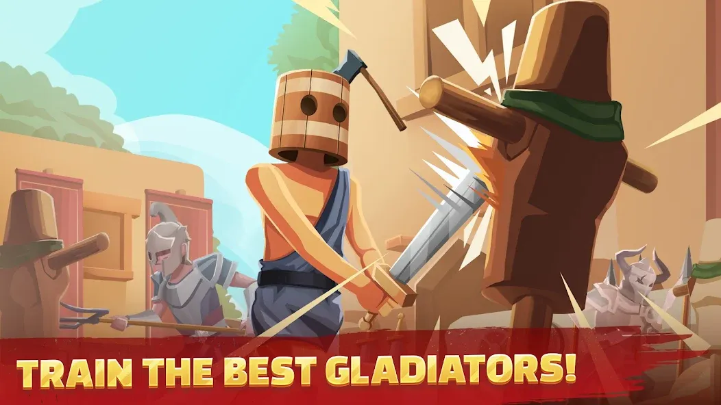 Gladiators Arena: Idle Tycoon (Гладиаторская арена)  [МОД Unlimited Money] Screenshot 2