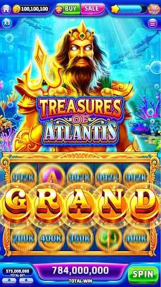 Jackpotland-Vegas Casino Slots (Джекпотлэнд)  [МОД Unlimited Money] Screenshot 3