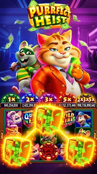 Fat Cat Casino - Slots Game (Фэт Кэт Казино)  [МОД Много монет] Screenshot 3