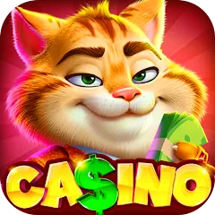 Взломанная Fat Cat Casino - Slots Game (Фэт Кэт Казино)  [МОД Много монет] - стабильная версия apk на Андроид