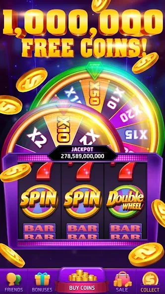 777 Casino – vegas slots games (Казино)  [МОД Бесконечные монеты] Screenshot 1