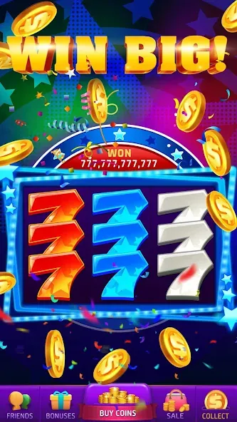 777 Casino – vegas slots games (Казино)  [МОД Бесконечные монеты] Screenshot 2