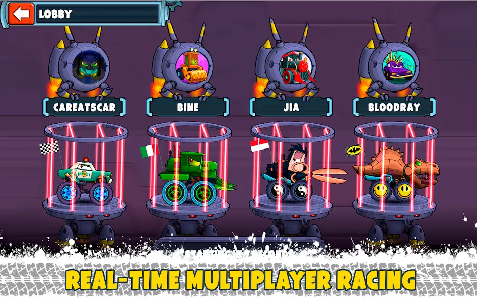 Car Eats Car Multiplayer Race (Кар Итс Кар)  [МОД Menu] Screenshot 2