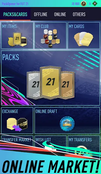 Pack Opener for FUT 21 (Пакопенер для  21)  [МОД Меню] Screenshot 2