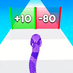 Скачать взломанную Snake Run Race・3D Running Game (Снейк Ран Рейс)  [МОД Бесконечные деньги] - полная версия apk на Андроид