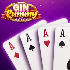 Взломанная Gin Rummy Elite: Online Game (Джин Рамми)  [МОД Mega Pack] - стабильная версия apk на Андроид