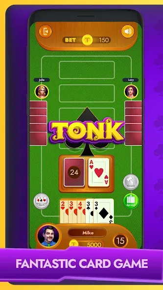 Tonk - Classic Card Game (Тонк)  [МОД Menu] Screenshot 1