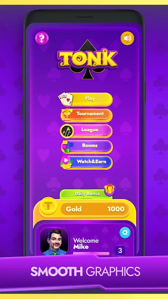 Tonk - Classic Card Game (Тонк)  [МОД Menu] Screenshot 2