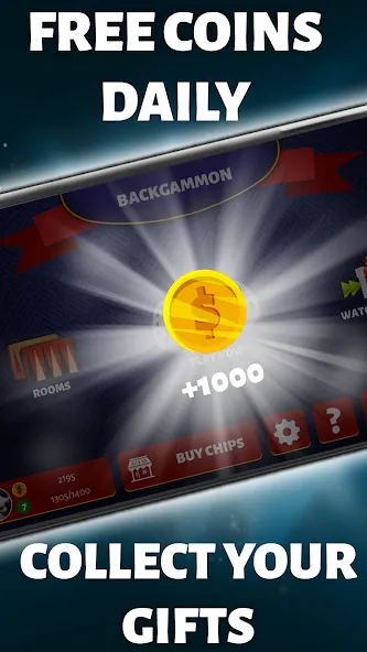 Backgammon Offline  [МОД Бесконечные монеты] Screenshot 4