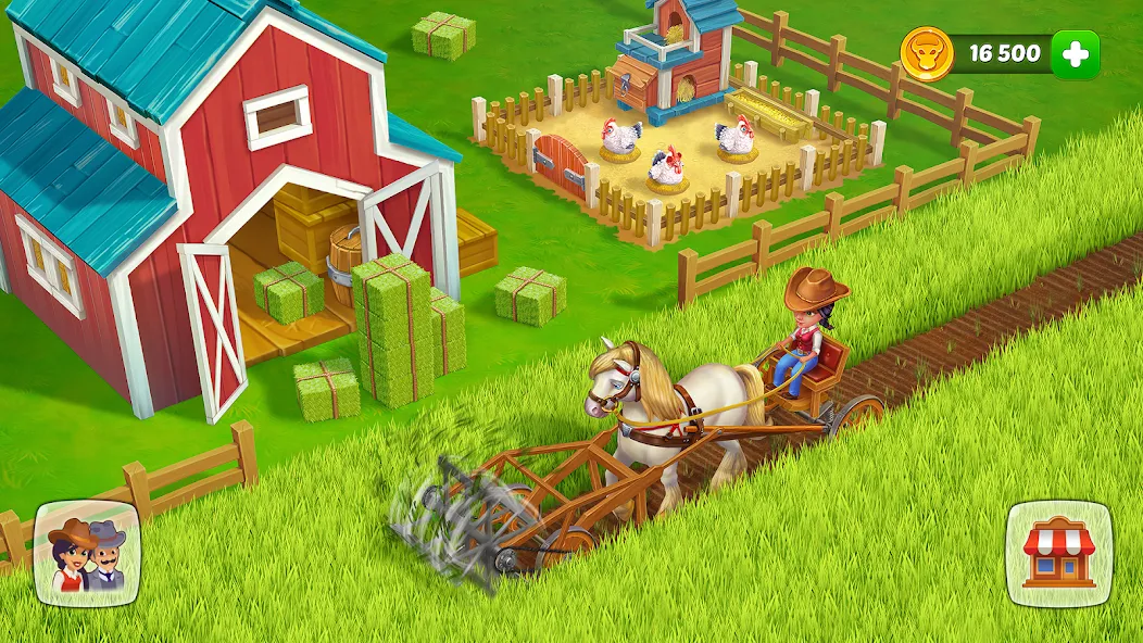 Wild West: Farm Town Build (Уайлд Вест)  [МОД Menu] Screenshot 3