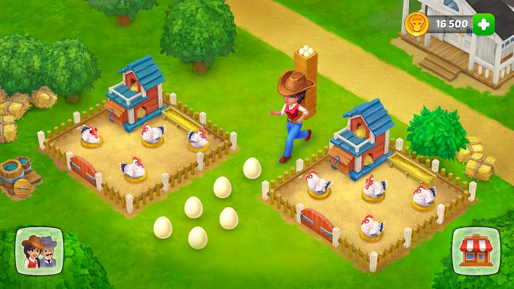 Wild West: Farm Town Build (Уайлд Вест)  [МОД Menu] Screenshot 4