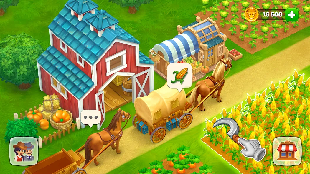 Wild West: Farm Town Build (Уайлд Вест)  [МОД Menu] Screenshot 5