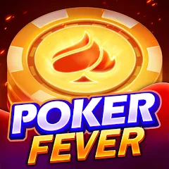 Взломанная Poker Fever - Win your Fame (Покер Клаш)  [МОД Бесконечные монеты] - последняя версия apk на Андроид