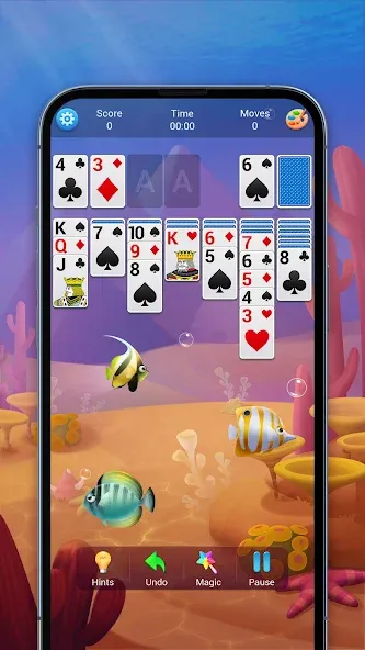 Solitaire, Klondike Card Games  [МОД Много денег] Screenshot 2