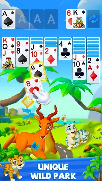 Solitaire - Wild Park  [МОД Mega Pack] Screenshot 4