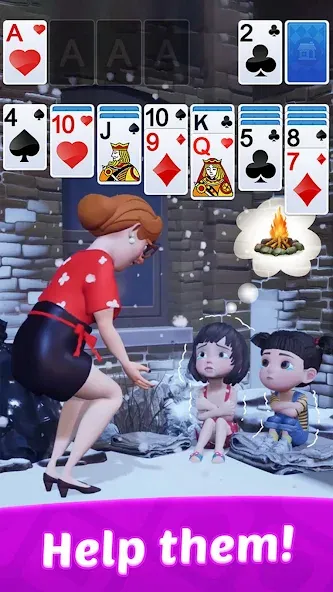 Solitaire: Card Games  [МОД Бесконечные деньги] Screenshot 4