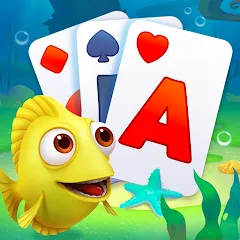 Взлом Solitaire TriPeaks Fish (Солитер ТриПикс Рыбка)  [МОД Много денег] - стабильная версия apk на Андроид