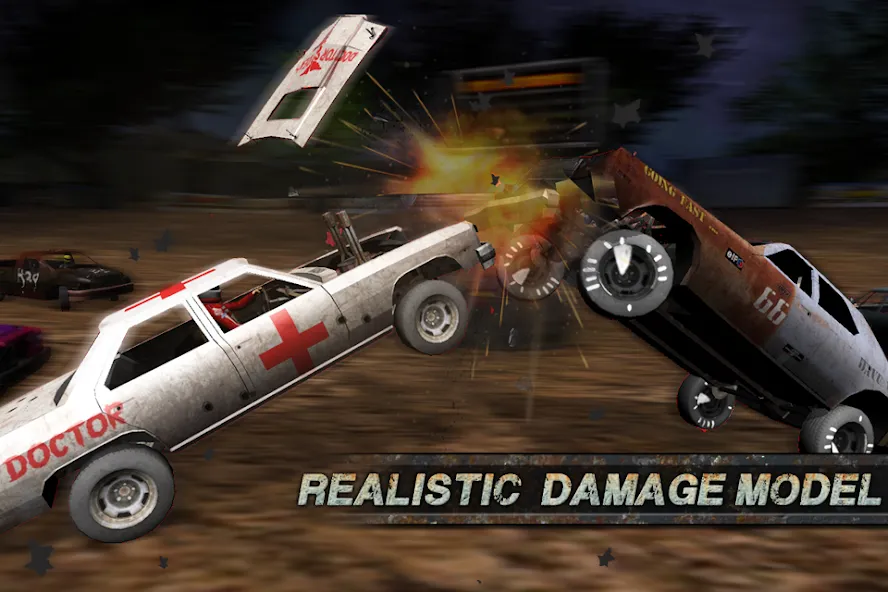 Demolition Derby: Crash Racing (Демолиция Дерби)  [МОД Все открыто] Screenshot 1