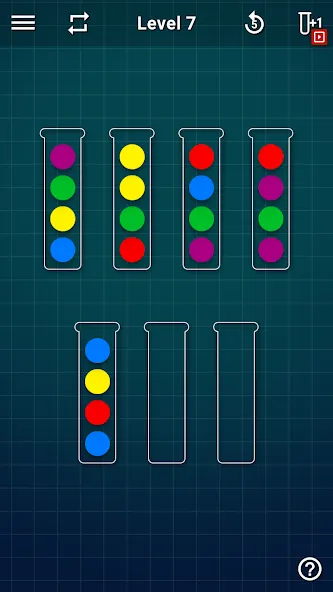 Ball Sort Puzzle - Color Games (Балл Сорт Пазл)  [МОД Mega Pack] Screenshot 1