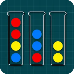 Скачать взломанную Ball Sort Puzzle - Color Games (Балл Сорт Пазл)  [МОД Mega Pack] - последняя версия apk на Андроид