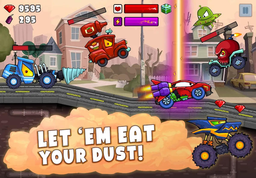 Car Eats Car 2 - Racing Game (Кар Еатс Кар 2)  [МОД Menu] Screenshot 3