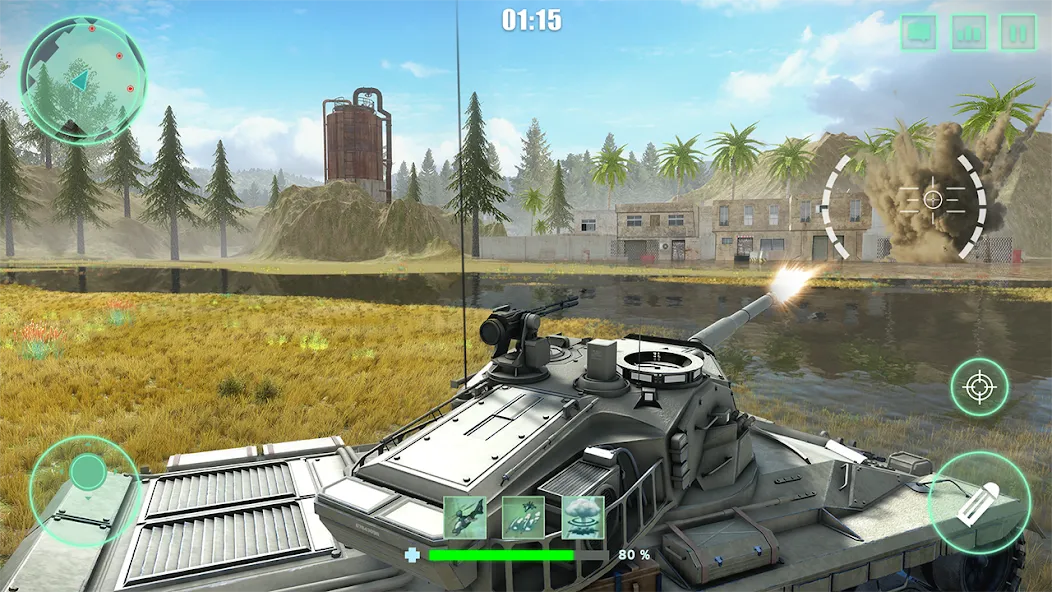 World Tanks War: Offline Games (Танковые военные машины Блиц)  [МОД Меню] Screenshot 5