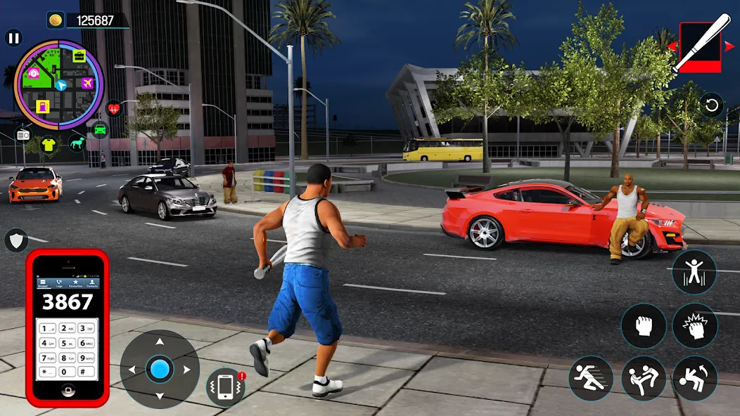 Gangster Mafia City Crime Game  [МОД Unlocked] Screenshot 2