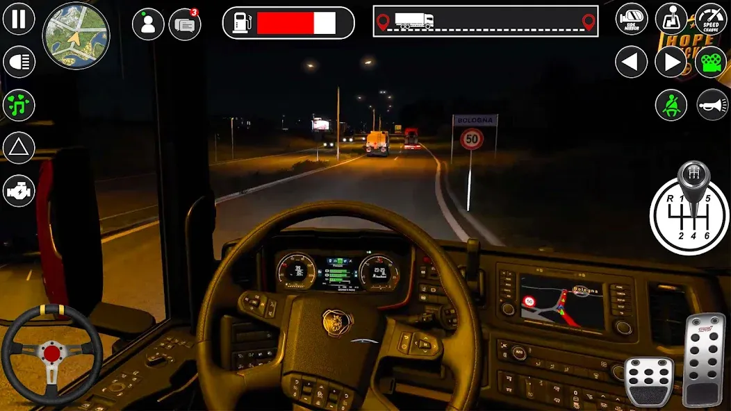 Euro Cargo Truck Simulator 3D  [МОД Меню] Screenshot 2