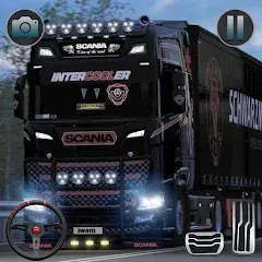 Взлом Euro Cargo Truck Simulator 3D  [МОД Меню] - последняя версия apk на Андроид