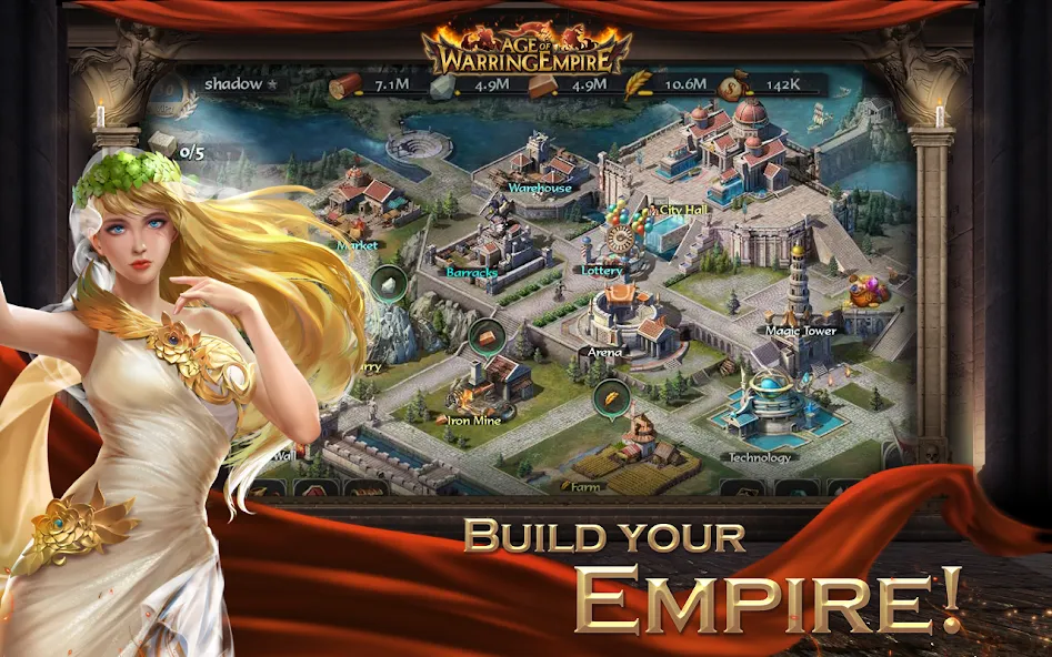 Age of Warring Empire (Эйдж оф Варринг Импайр)  [МОД Unlocked] Screenshot 2