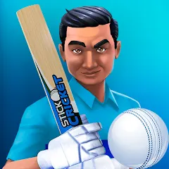 Скачать взломанную Stick Cricket Clash (тик Крикет Клаш)  [МОД Все открыто] - полная версия apk на Андроид