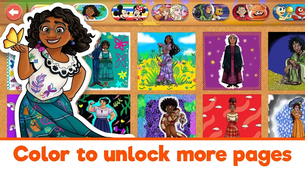 Disney Coloring World (Дисней)  [МОД Menu] Screenshot 5