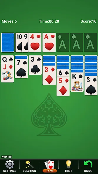 Solitaire: Classic Card Game  [МОД Много денег] Screenshot 1