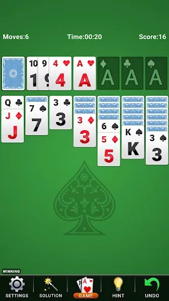 Solitaire: Classic Card Game  [МОД Много денег] Screenshot 3